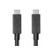 Monoprice Essentials USB Type-C to Type-C 3.1 Gen 1 Cable - 5Gbps_ 3A_ 30AWG_ Bl 24284 - alternate 4